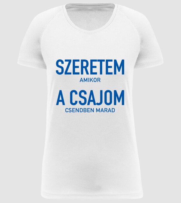  minta fehér pólón