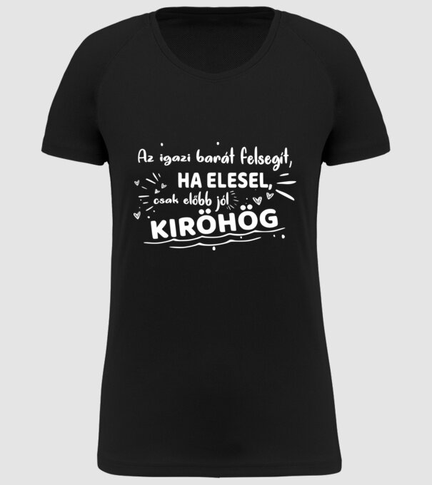  minta fekete pólón