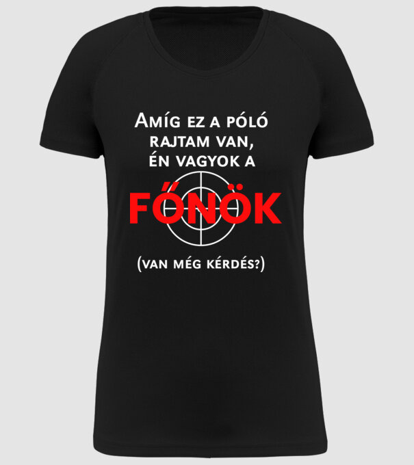  minta fekete pólón