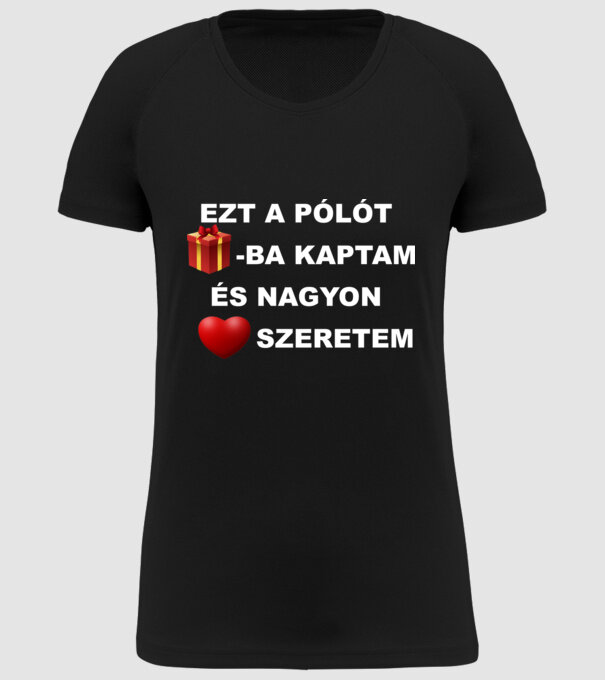  minta fekete pólón