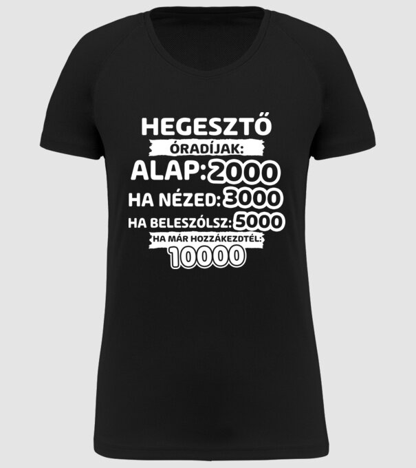  minta fekete pólón