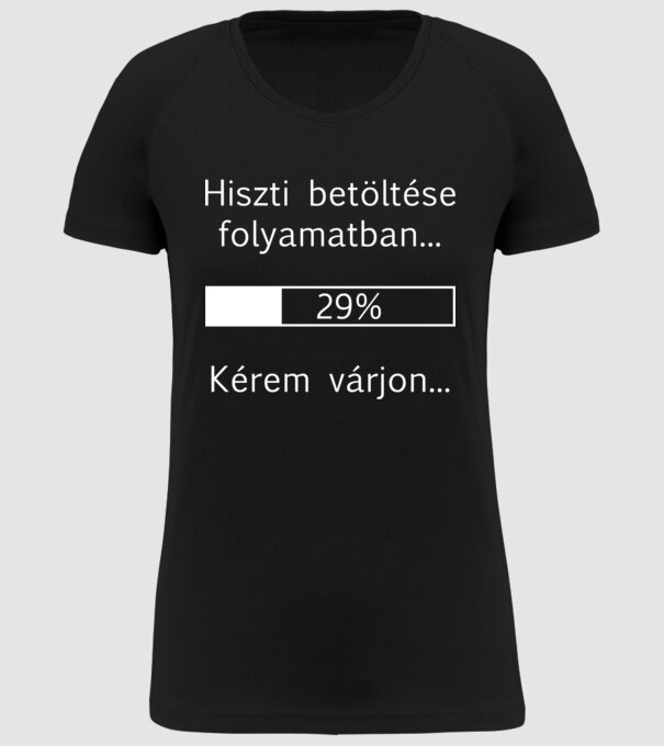  minta fekete pólón