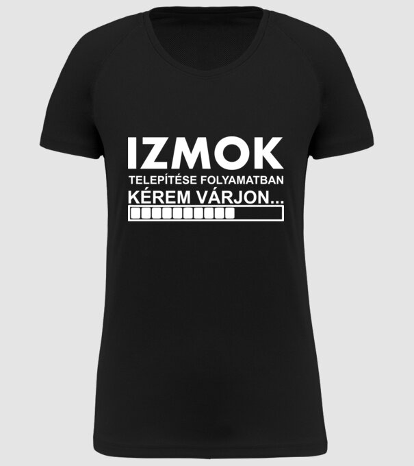  minta fekete pólón