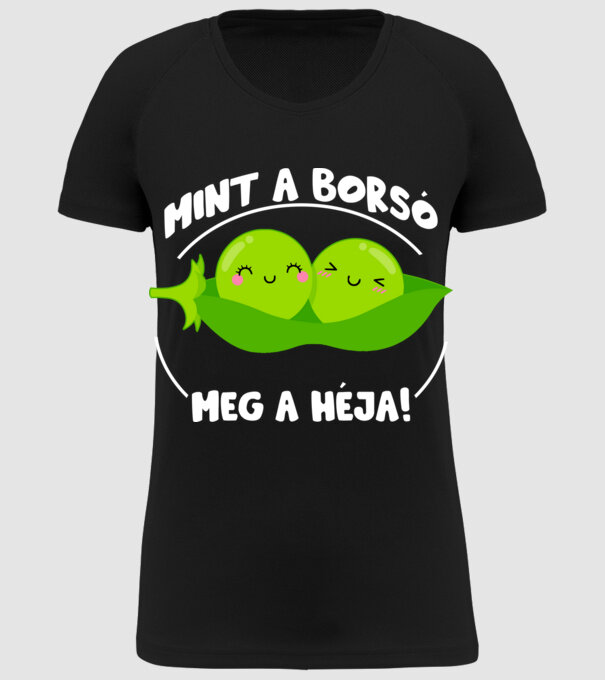  minta fekete pólón
