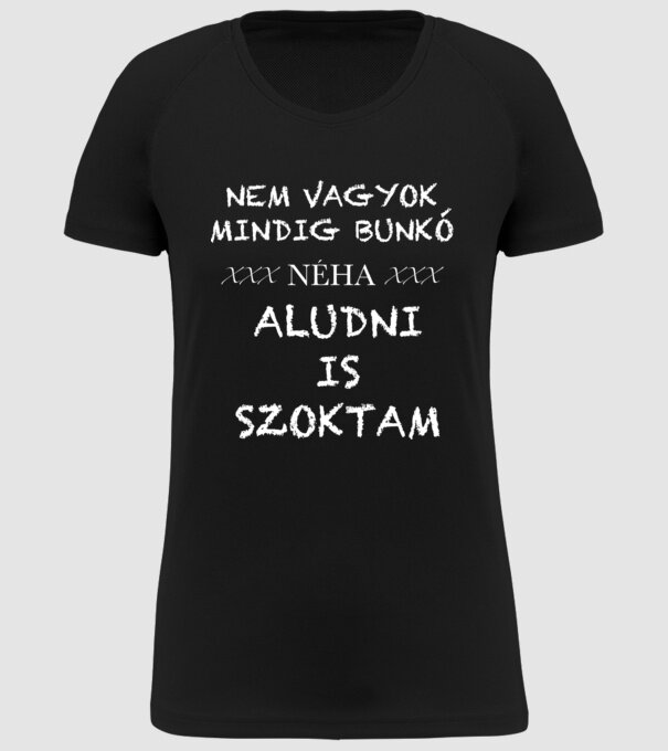  minta fekete pólón