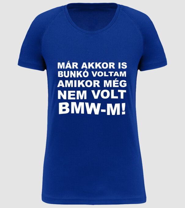  minta királykék pólón