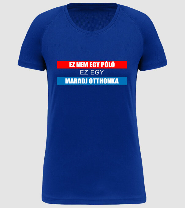  minta királykék pólón