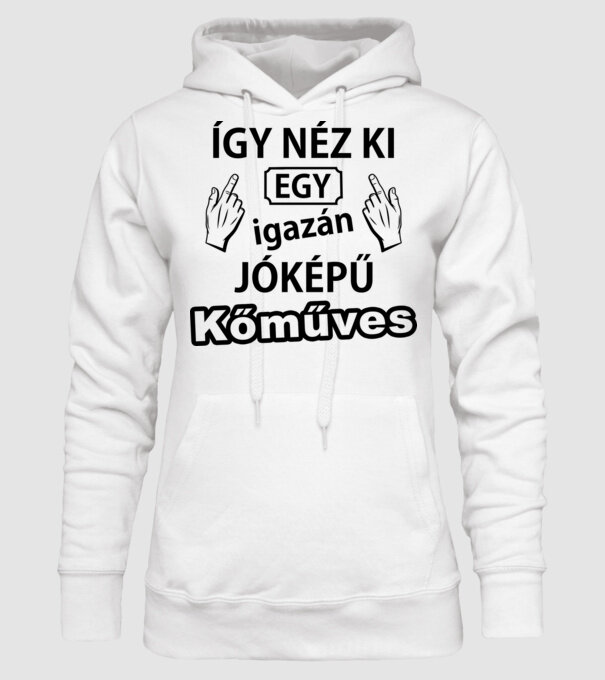  minta fehér pólón
