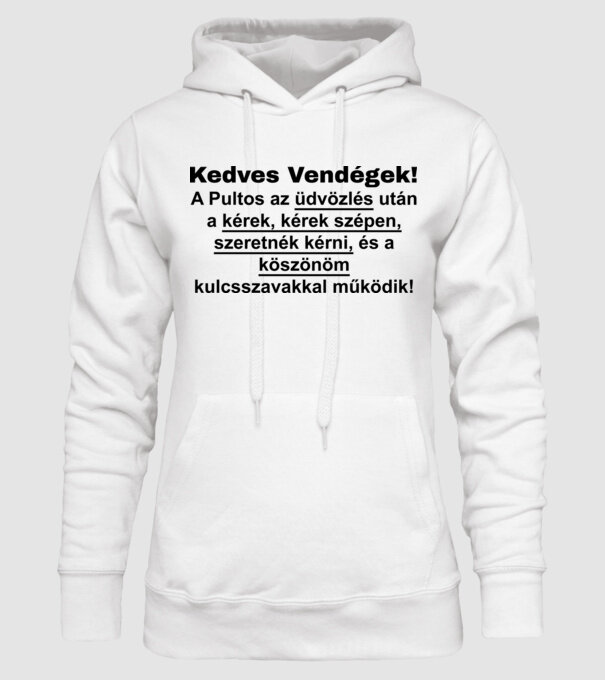  minta fehér pólón