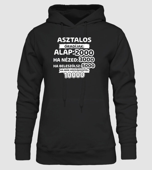  minta fekete pólón