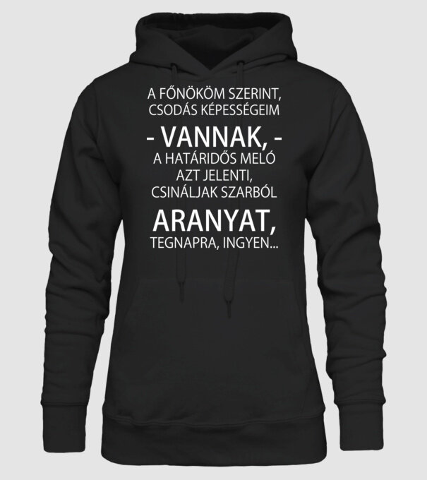  minta fekete pólón