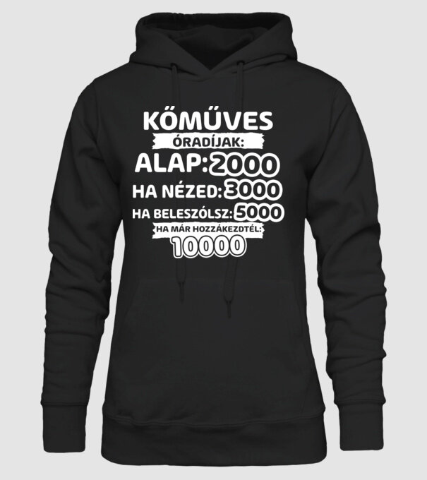  minta fekete pólón