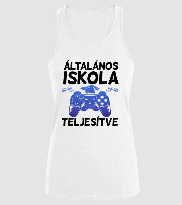  minta fehér pólón