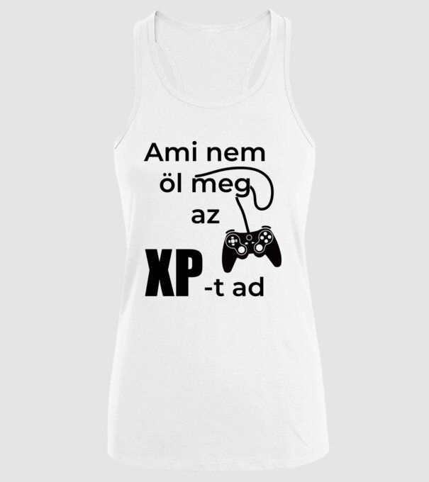  minta fehér pólón