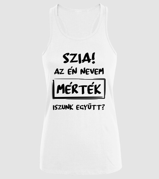  minta fehér pólón