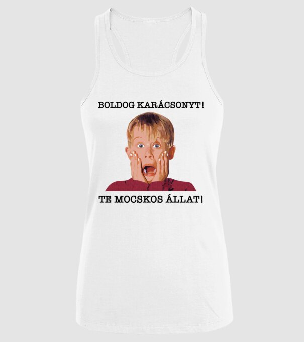  minta fehér pólón
