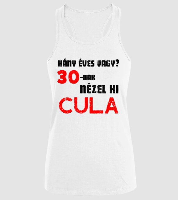  minta fehér pólón