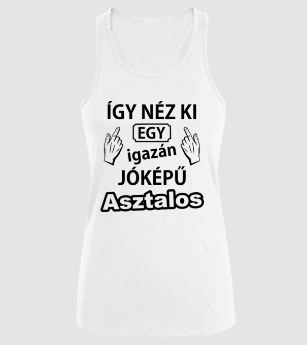  minta fehér pólón