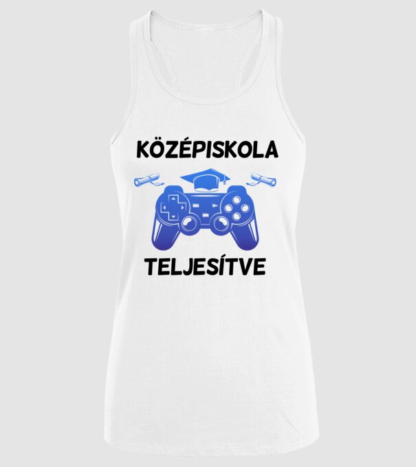  minta fehér pólón