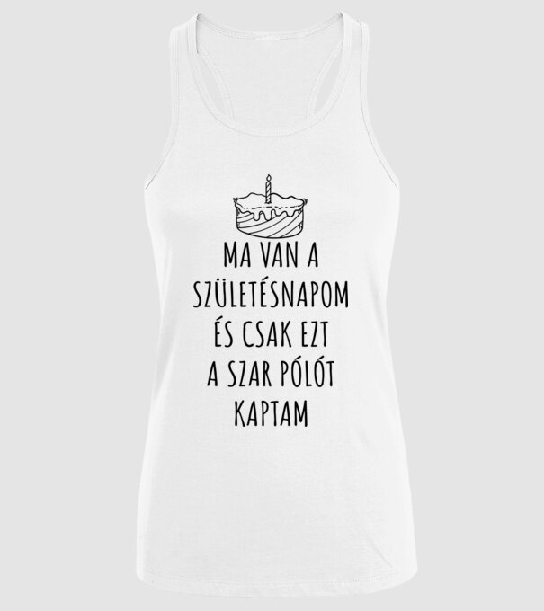  minta fehér pólón
