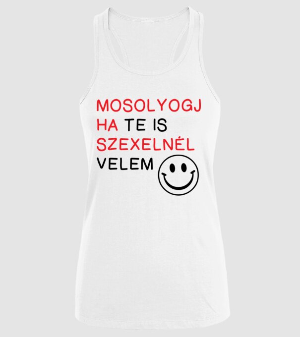  minta fehér pólón