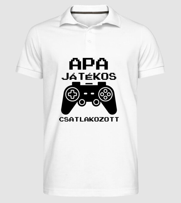  minta fehér pólón