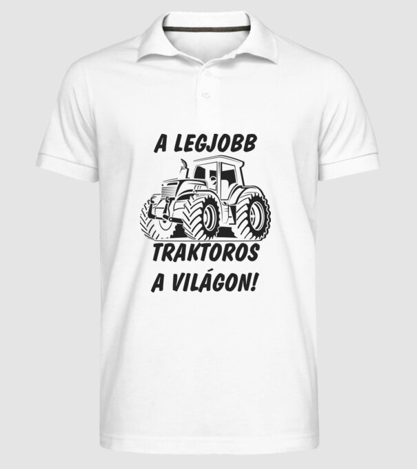  minta fehér pólón
