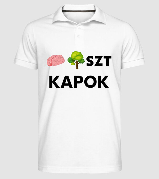  minta fehér pólón