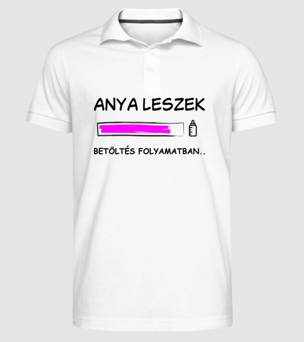  minta fehér pólón