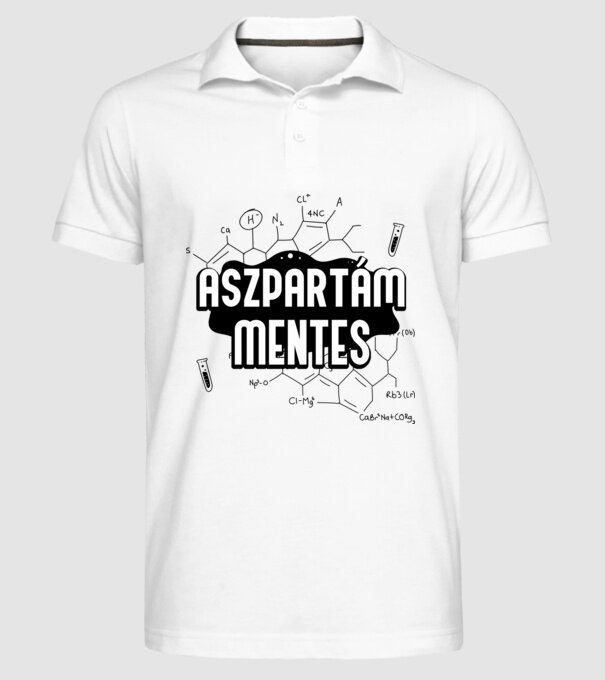  minta fehér pólón