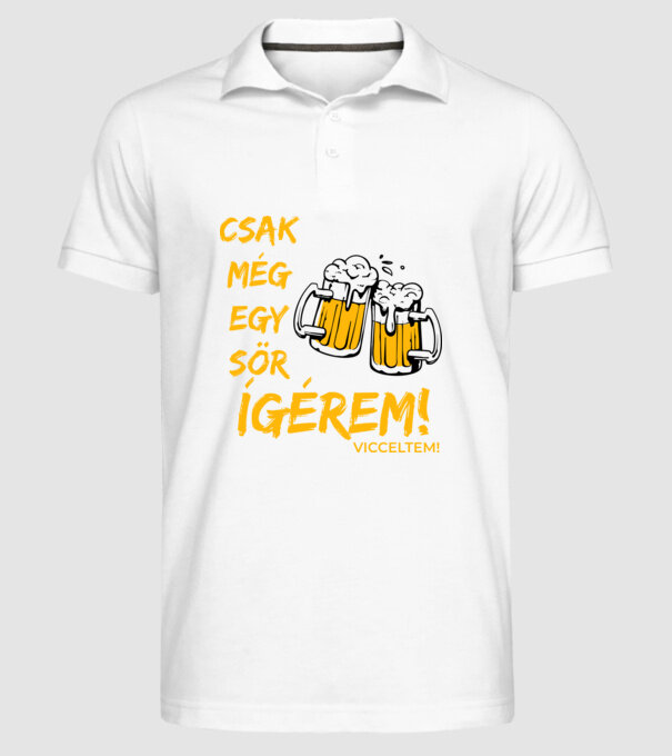  minta fehér pólón