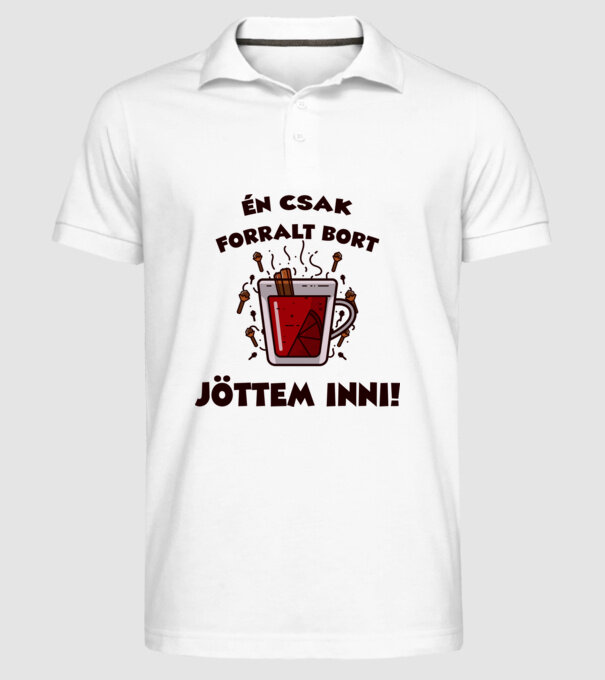  minta fehér pólón
