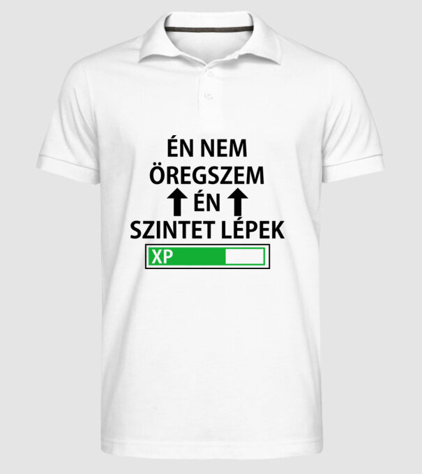  minta fehér pólón