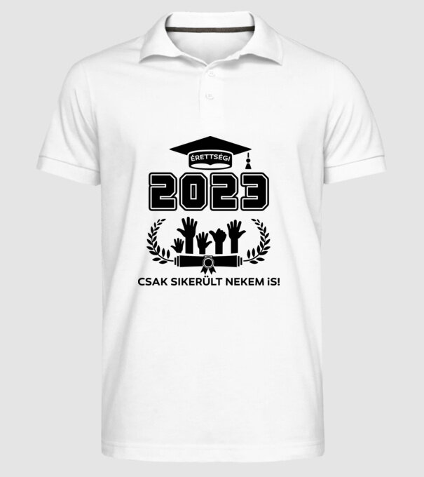  minta fehér pólón