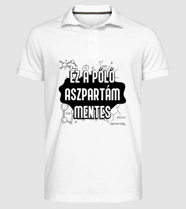  minta fehér pólón
