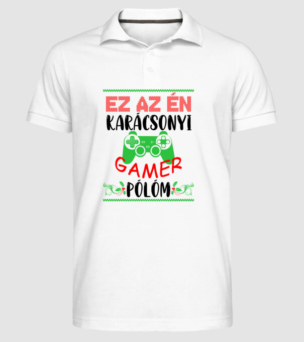  minta fehér pólón
