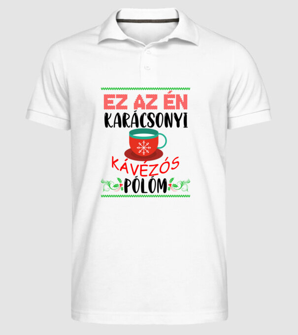  minta fehér pólón