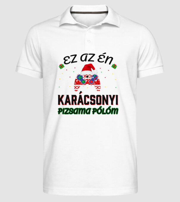  minta fehér pólón