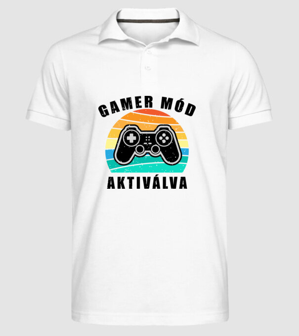  minta fehér pólón