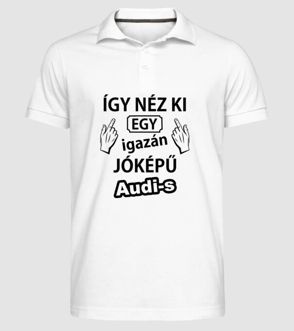  minta fehér pólón