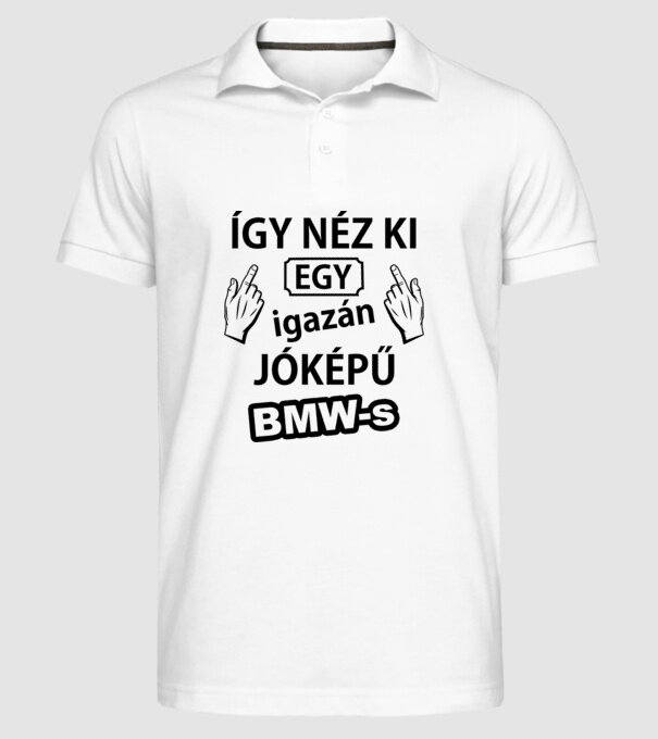  minta fehér pólón