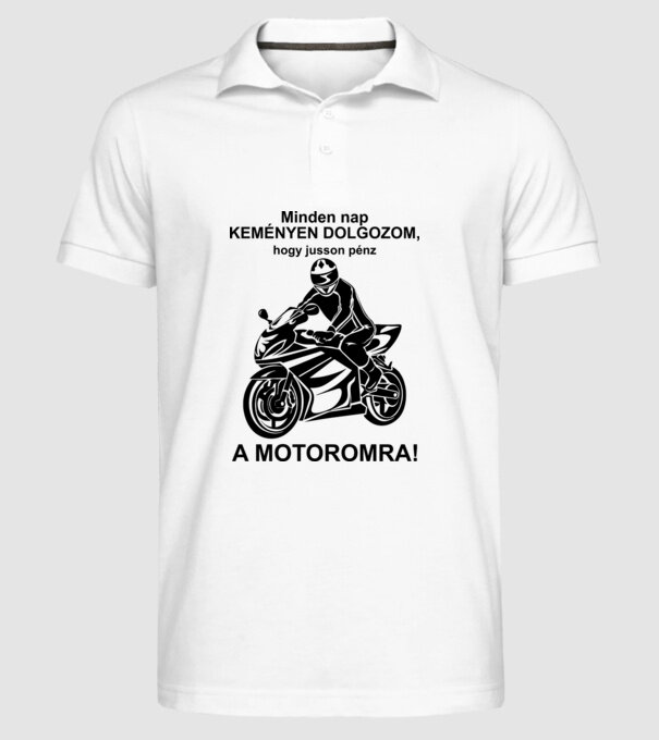  minta fehér pólón