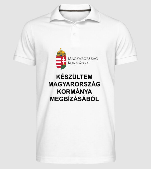  minta fehér pólón