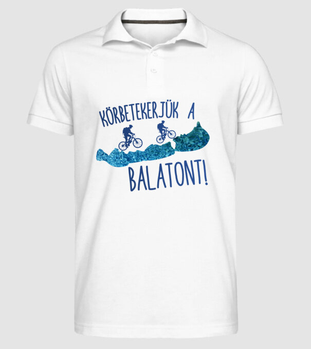  minta fehér pólón
