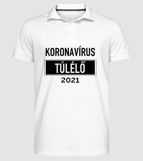  minta fehér pólón