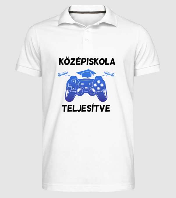  minta fehér pólón