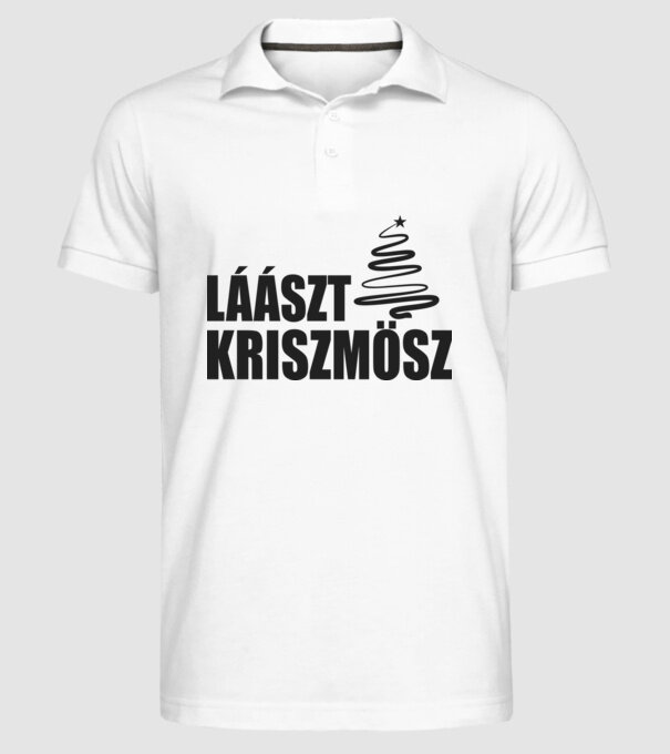  minta fehér pólón
