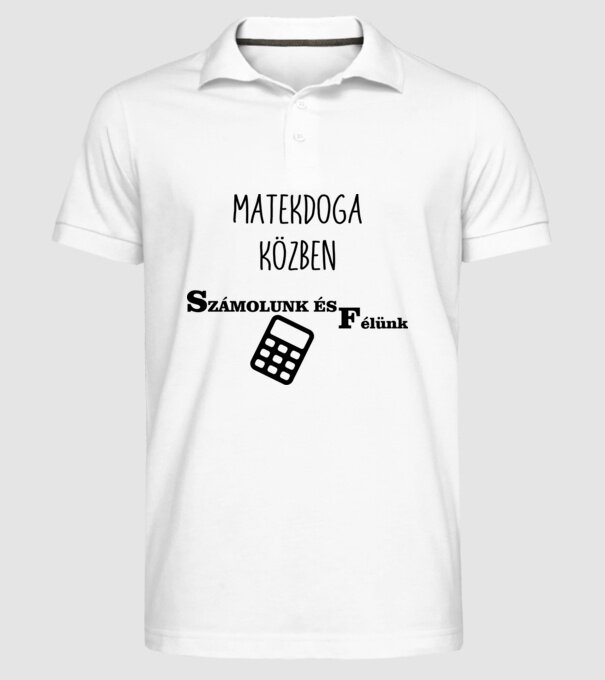  minta fehér pólón
