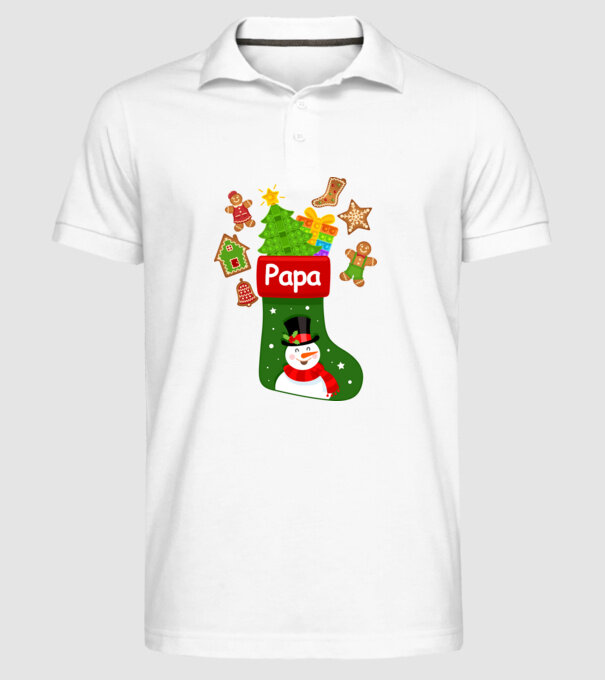  minta fehér pólón