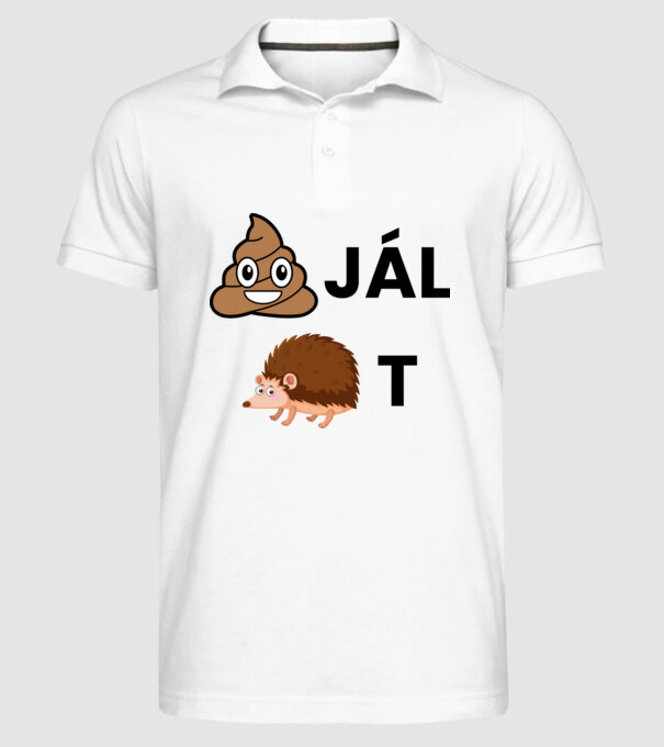  minta fehér pólón